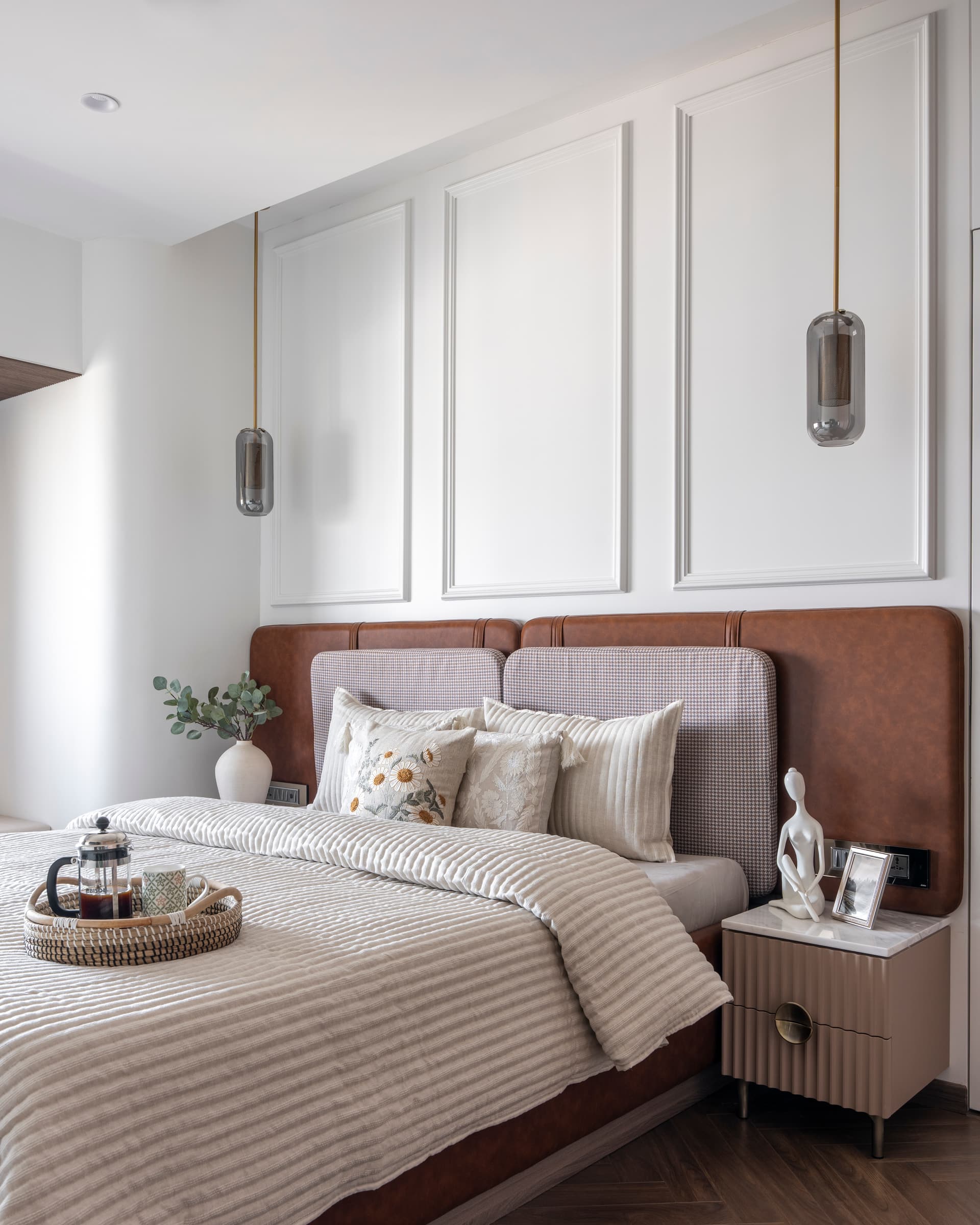 Nestled in the suburbs of Mumbai “The Nest”, aptly named by Ar. Raj Kothari, founder of Avvo Architects, represents an abode that fosters a sense of warmth and happiness — interior design by Avvo Architects in Mumbai