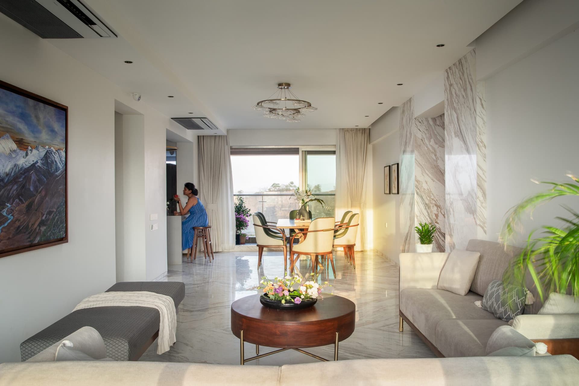 Arc of Elegance: A Curved Masterpiece of Modern Luxury and Practical Living in Mumbai By Pree D’Fine — interior design by Pree D’Fine in Powai, Mumbai