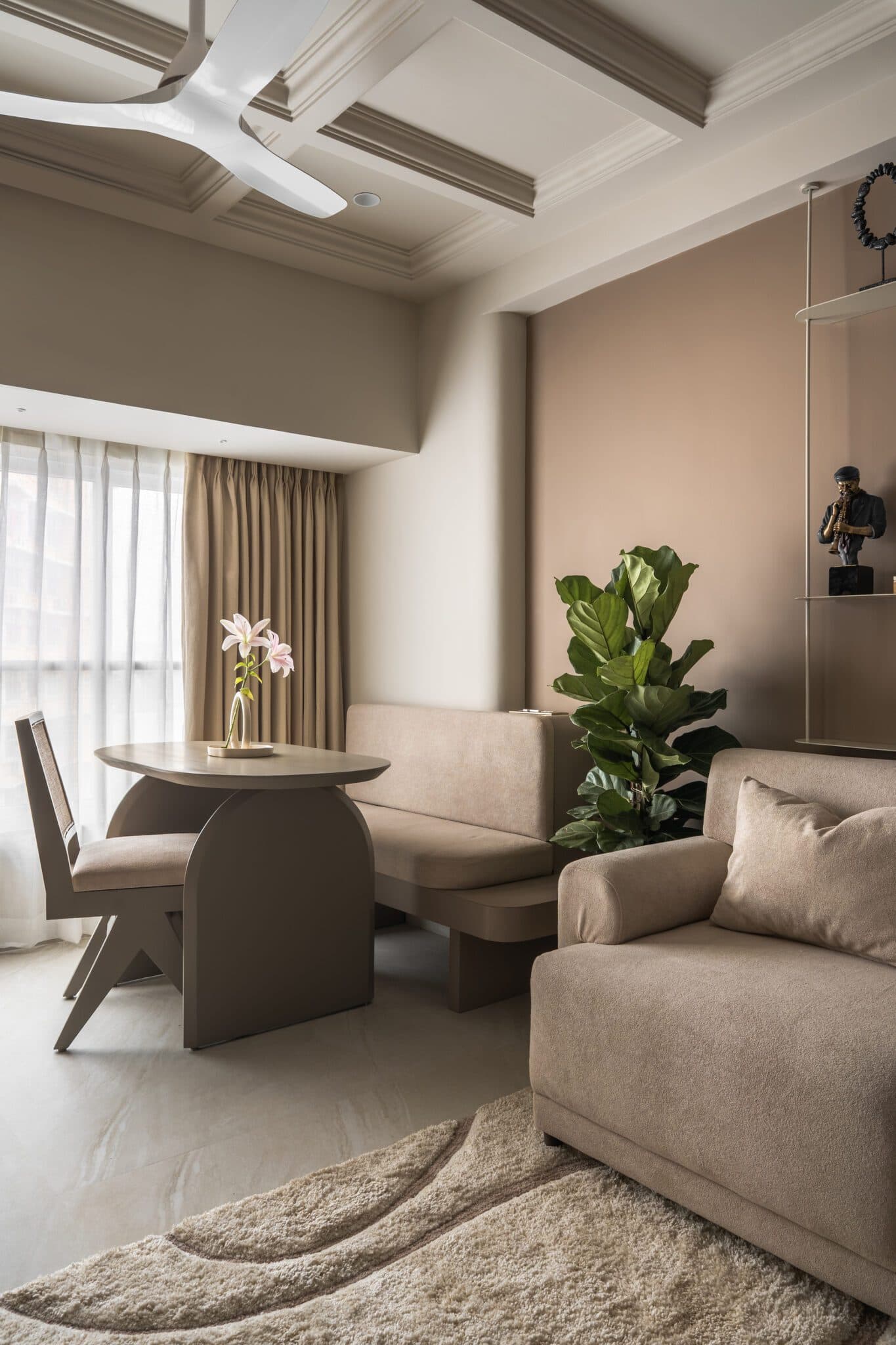 Avellana by Studio Homzstead: A Modern Ode to Warm Minimalism in the Heart of Mumbai — interior design by featured studio in India